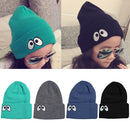 Kids Children Winter Spring Soft Comfortable Warm Knitted Beanie Hat Skullcap Black