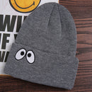 Kids Children Winter Spring Soft Comfortable Warm Knitted Beanie Hat Skullcap Grey