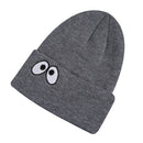 Kids Children Winter Spring Soft Comfortable Warm Knitted Beanie Hat Skullcap Grey