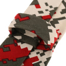 Men Women Vibrant Shine Cotton Soft Smooth Trendy Gorgeous Flower Printed Necktie