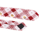 Men Women Vibrant Shine Cotton Soft Smooth Trendy Gorgeous Flower Printed Necktie