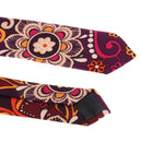 Men Women Vibrant Shine Cotton Soft Smooth Trendy Gorgeous Flower Printed Necktie