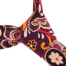 Men Women Vibrant Shine Cotton Soft Smooth Trendy Gorgeous Flower Printed Necktie