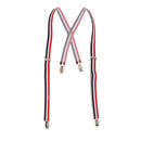 Men Women Elastic Belt Adjustable Y-Back Suspenders For Dress Trousers Jeans Shorts Pants 43.3"