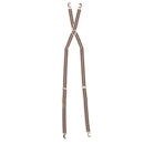 Men Women Elastic Belt Adjustable Y-Back Suspenders For Dress Trousers Jeans Shorts Pants 43.3"