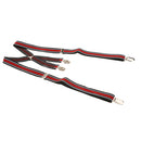 Men Women Elastic Belt Adjustable Y-Back Suspenders For Dress Trousers Jeans Shorts Pants 43.3"