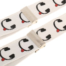 Men Women Fashionable Stripe Design Adjustable Y-Back Suspenders For Dress Trousers Jeans Shorts Pants 39.4"