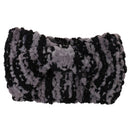 Women's Yoga Sportswear Knitted Ear Warmer Bow Crochet Winter Headwear Headwrap Hair Band Accessory Headband Greyish White