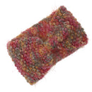 Women's Yoga Sportswear Knitted Ear Warmer Bow Crochet Winter Headwear Headwrap Hair Band Accessory Headband Pink