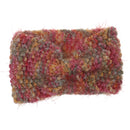 Women's Yoga Sportswear Knitted Ear Warmer Bow Crochet Winter Headwear Headwrap Hair Band Accessory Headband Pink