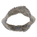 Women's Yoga Sportswear Knitted Ear Warmer Bow Crochet Winter Headwear Headwrap Hair Band Headband Brown Grey