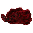 Women Girls Knitted Yoga Headband Headwrap Skii Hat Earmuffs Hair Accessory Red