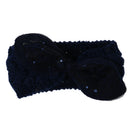 Women Girls Knitted Yoga Headband Headwrap Skii Hat Earmuffs Hair Accessory Cyan