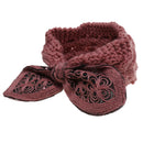 Women Girls Knitted Yoga Headband Headwrap Skii Hat Earmuffs Hair Accessory Pink