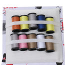Fold Up Sewing Kit Needlework Set Storage Box Bag Thread Tape Measure