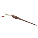 Vintage Style Shining Chinese Women Girls Hair Stick Headwear Hair Ornament Party Wedding Supplies Red