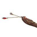 Vintage Style Shining Chinese Women Girls Hair Stick Headwear Hair Ornament Party Wedding Supplies Red