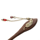 Vintage Style Shining Chinese Women Girls Hair Stick Headwear Hair Ornament Party Wedding Supplies Red