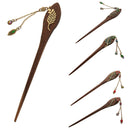 Vintage Style Shining Chinese Women Girls Hair Stick Headwear Hair Ornament Party Wedding Supplies Red