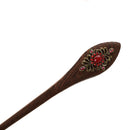 Vintage Style Women Girls Rhinestone Hair Stick Headwear Hair Ornament Party Wedding Supplies Red 16 x 2.5 cm