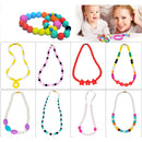 Natural Baby Sensory Teether and Nursing Gift Necklace Beads for Mom Round 12mm -Multicolor