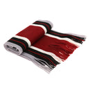 Wool Spinning Men Stripe Scarf Winter Fashion Matching Scarf Red