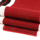 Wool Spinning Men Stripe Scarf Winter Fashion Matching Scarf Red