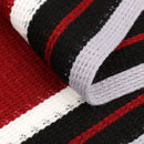 Wool Spinning Men Stripe Scarf Winter Fashion Matching Scarf Red