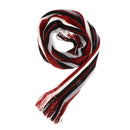 Wool Spinning Men Stripe Scarf Winter Fashion Matching Scarf Red