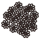 Pack of 80 Vintage Coffee Wooden 2 Holes Buttons for Sewing and Crafts 20mm