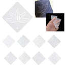 Semi-Transparent Acrylic Quilt Template Patchwork Embroidery Stencils 004