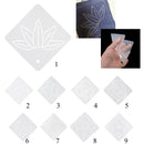 Semi-Transparent Acrylic Quilt Template Patchwork Embroidery Stencils 007