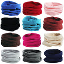 Trendy Polar Fleece Neck Warmer Comfy Snood Scarf Ski Motorbike Mask Black