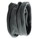 Trendy Polar Fleece Neck Warmer Comfy Snood Scarf Ski Motorbike Mask Darkgray