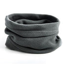 Trendy Polar Fleece Neck Warmer Comfy Snood Scarf Ski Motorbike Mask Darkgray
