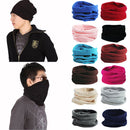 Trendy Polar Fleece Neck Warmer Comfy Snood Scarf Ski Motorbike Mask Darkgray