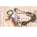 Gilding Gold Beach Conch Shell Beads Pendants for Jewelry Making Crafts