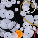 Mix Color Plastic DIY Cog Wheels Worm Gears DIY Robot Best Toy for Kids