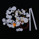Mix Color Plastic DIY Cog Wheels Worm Gears DIY Robot Best Toy for Kids