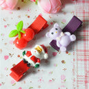 20x DIY Girls' Accessories Solid Ribbon Covered Alligator Hair Clips Hairpins