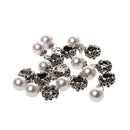 Pack of 10 Pearl Charms Pendants for Jewelry Bracelet Necklaces Earring Making