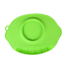 Foldable Adsorbed Design Food-Grade Silicone Baby Placemat Clean Convenient Food Mat Green