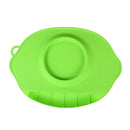Foldable Adsorbed Design Food-Grade Silicone Baby Placemat Clean Convenient Food Mat Green
