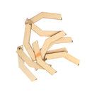 Pack of 10 Arrows Wood Shapes Charms for DIY Woodcrafts