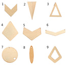 Pack of 10 Arrows Wood Shapes Charms for DIY Woodcrafts