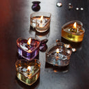 10 Pieces Heat-Resistant Clear Plastic Tea Light Container Cups Love Heart Candle Mold Handmade Wedding Decor Candles Craft Mold Tools