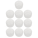 10x Circle Wax Containers Candle Tealight Cups Plastic