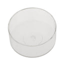 10x Circle Wax Containers Candle Tealight Cups Plastic