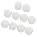 10x Circle Wax Containers Candle Tealight Cups Plastic