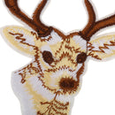 Cloth Fabric Sequined Deer Patch Applique For Embroidery Sewing Craft Supplies